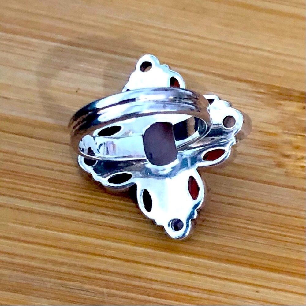 $84  Nicky Butler Estate Ring  Sterling  Size 9  Marked NB 925 INDIA - Picture 6 of 8